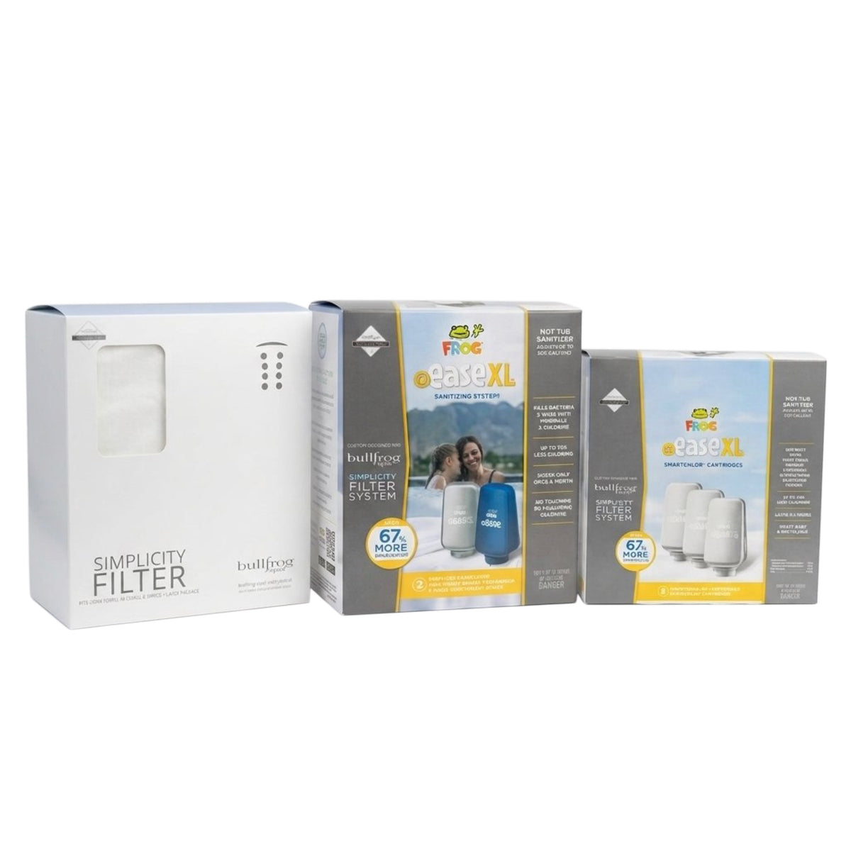 Bullfrog XL + Flat Filter 4 Pack