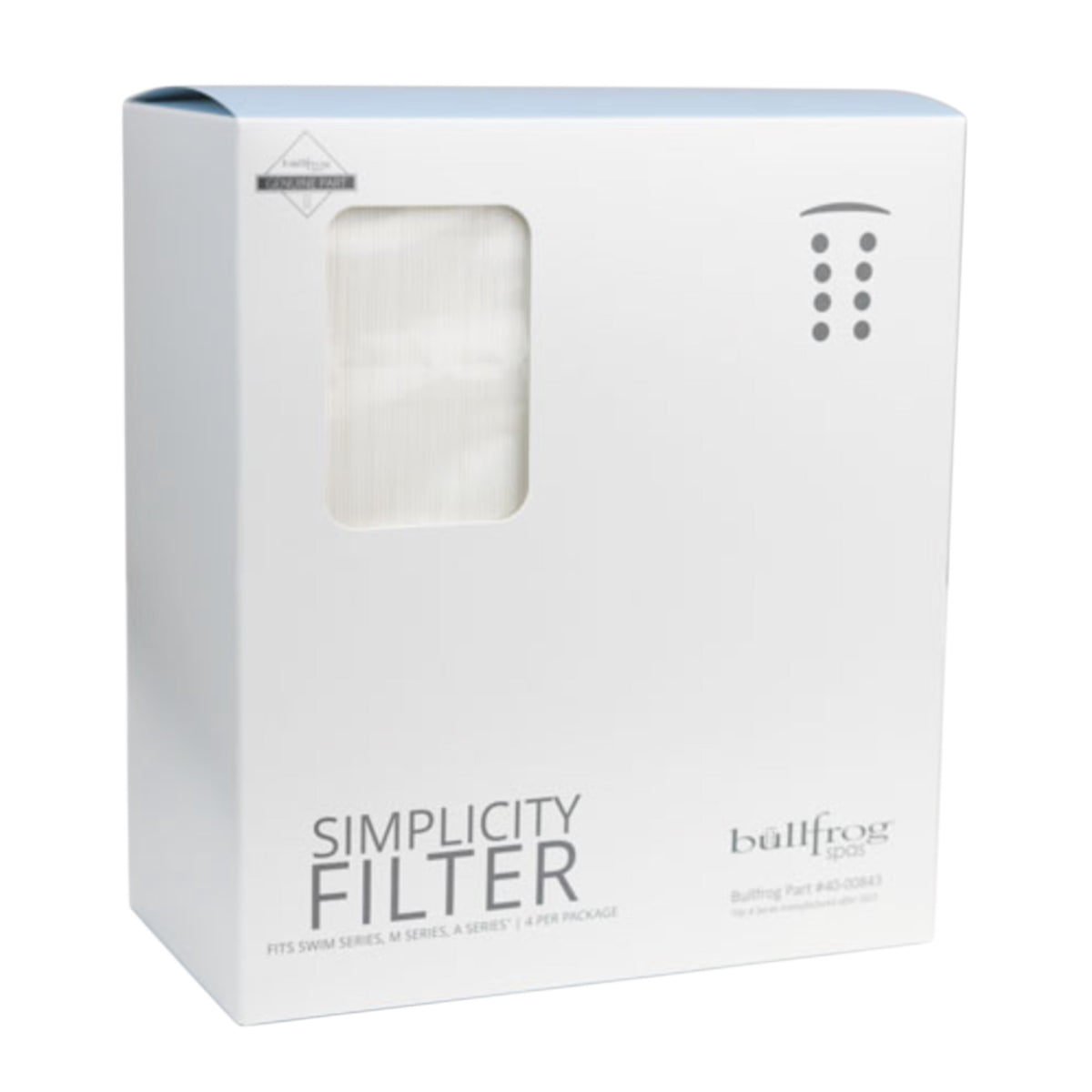 Simplicity Flat Filter - 4 Pack