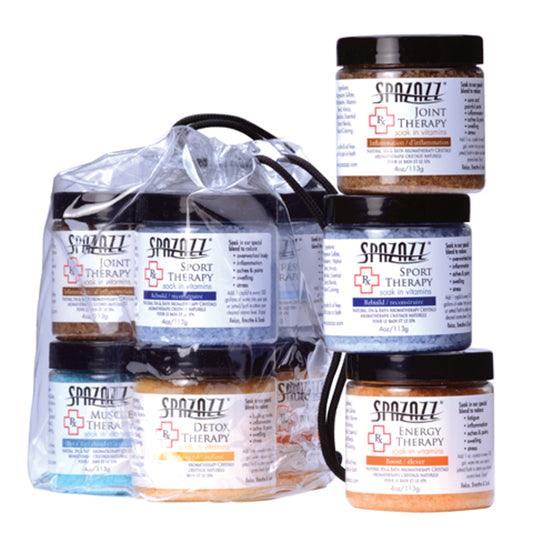 Spazazz Rx 6 pack - Spa Salt Gift Set