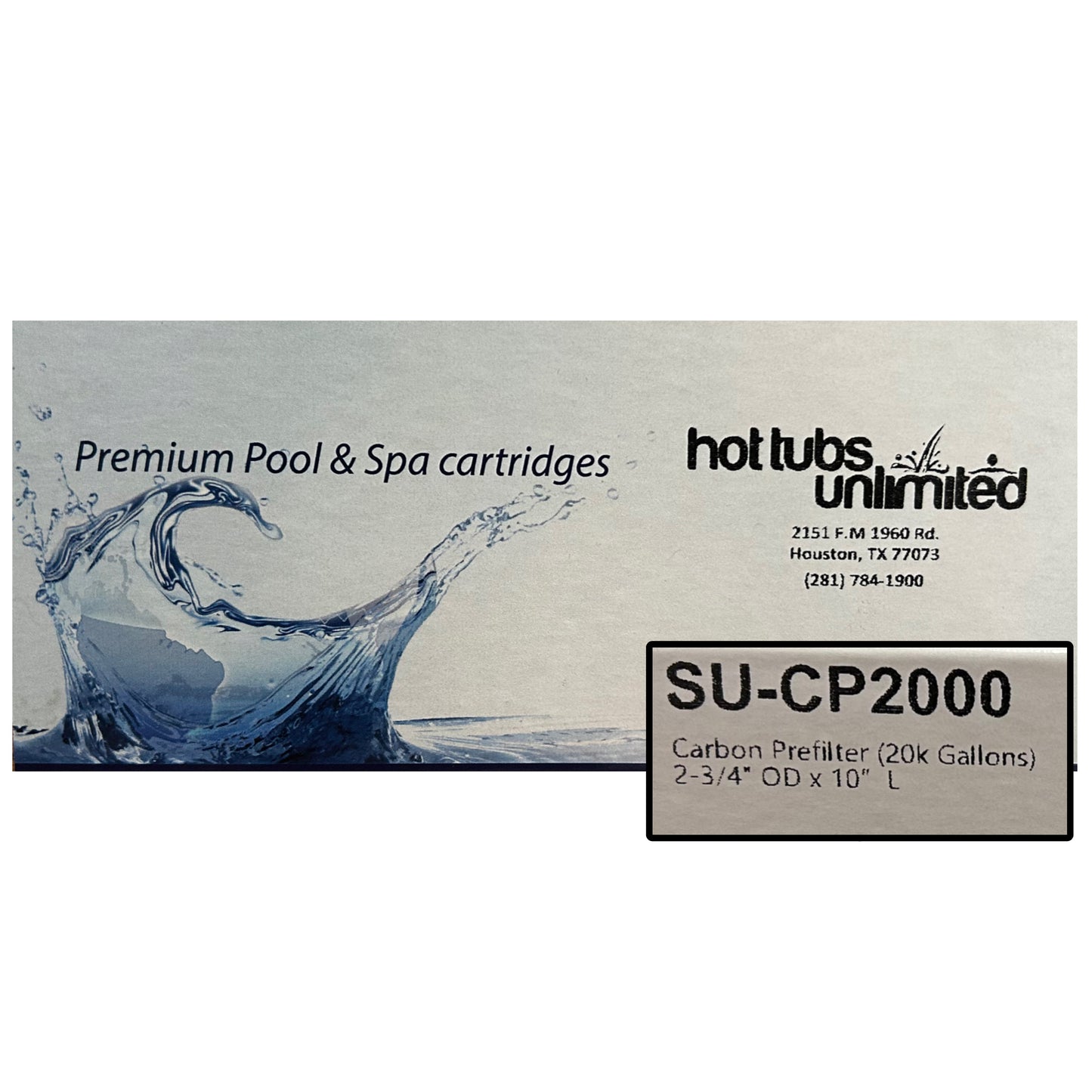 Carbon Prefilter SU-CP2000 Cartridge